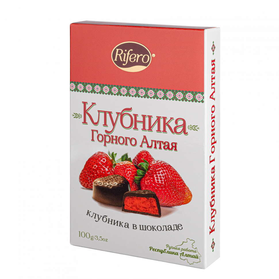  Риф и ко Конфеты "КЛУБНИКА Горного Алтая" 100г        в Ревде